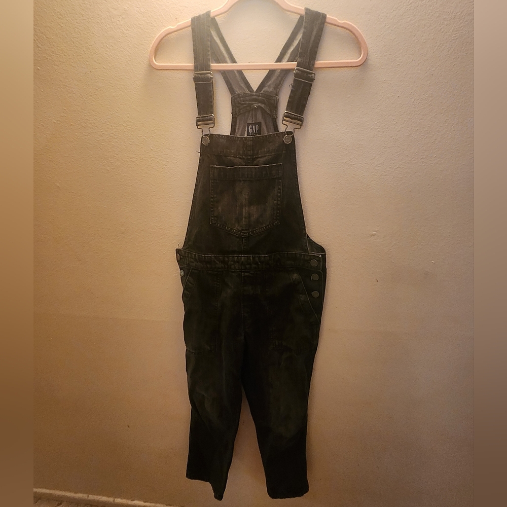 GAP Charcoal Denim Overalls